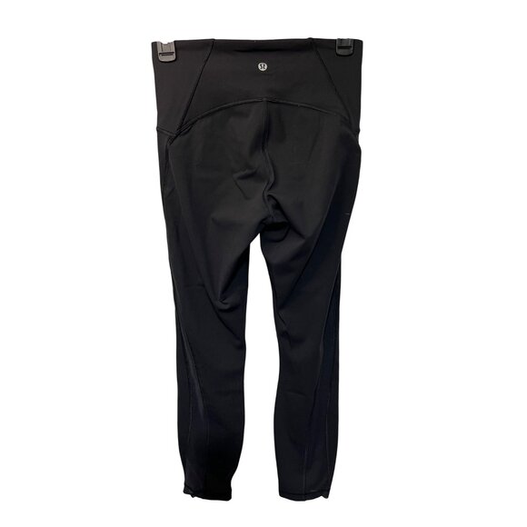 Lululemon Womens Black Full-Length High-Waisted Leggings Size 6 Nylon & Spandex - Picture 3 of 9
